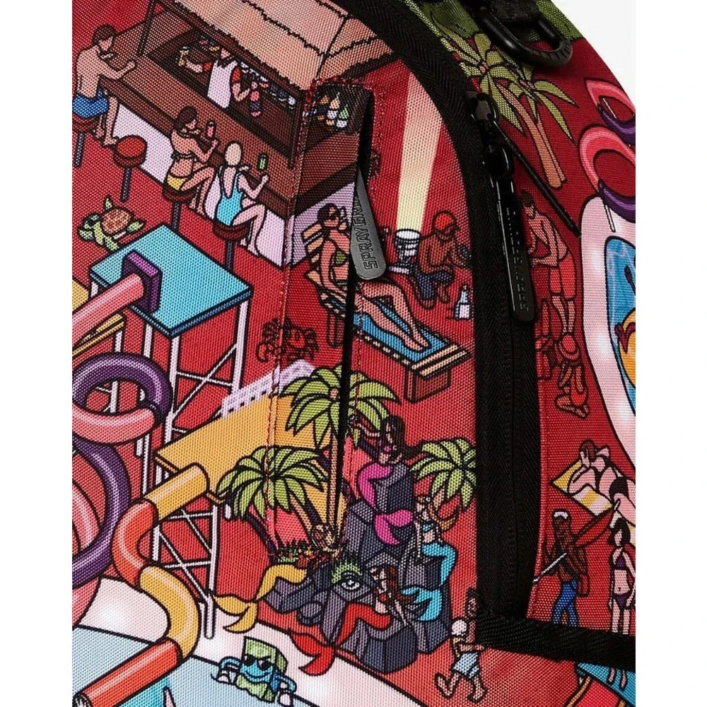 Sprayground The Party Dont Shark DLXR B7597 Unisex Large Multi Backpack GBS103
